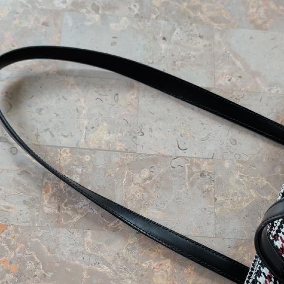 Ralph Lauren Red Black And White Purse - Picture 5 of 16